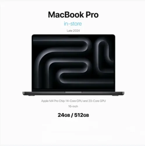 MacBook Pro 16 polegadas M4 Pro