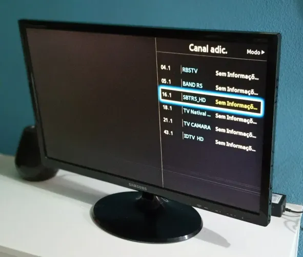 Monitor TV Samsung 24" com Controle e Fonte