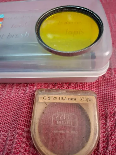 FILTRO AMARELO FOTOGRAFIA 40.5MM ZEISS IKON ALEMAO, RARO, URGENTE! Procuro Leica!
