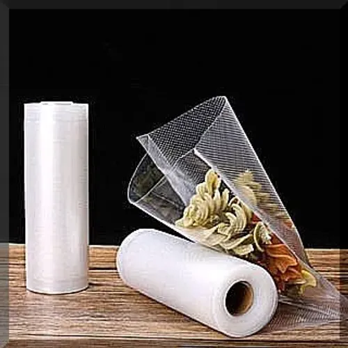 Rolo de filme com ranhuras 25cm x 5m para seladora a vácuo