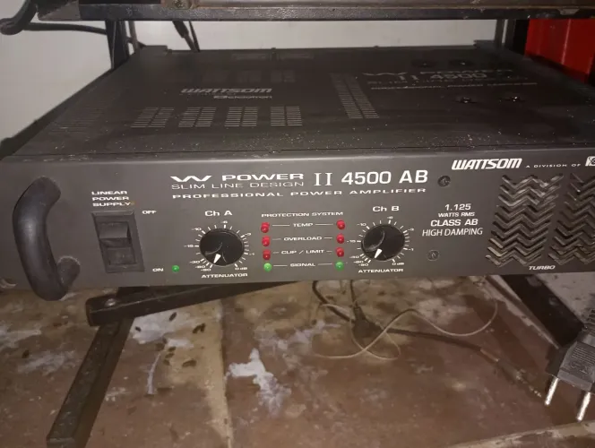 Amplificador novo Wattson