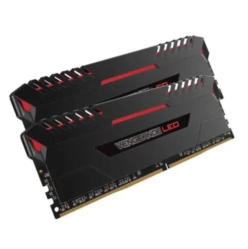 Memória RAM Vengeance LED VERMELHO 16GB 2 Corsair CMU16GX4M2C3000C15R