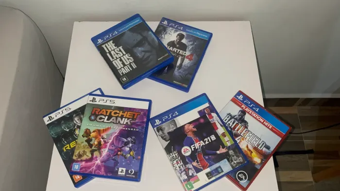 jogos PS4 e PS5