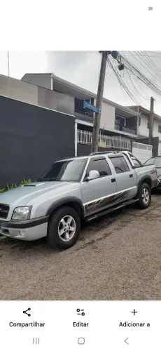 Chevrolet S10 P-up Lx/sert/rod 2.8 4X4 CD TDI Dies 2006