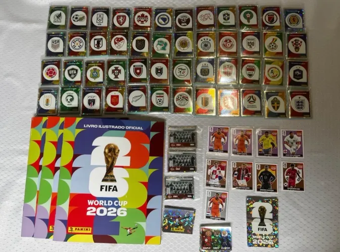 Kit 980 figurinhas + Coca! Album completo 