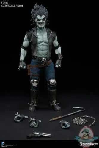 Estatua Lobo DC Sideshow Collectibles Figura em escala 1/6