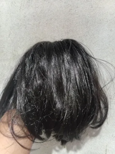 Peruca preta Chanel
