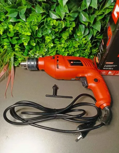 Furadeira de Impacto 600W Einhell - Mandril 13mm para Concreto, Madeira e Metal