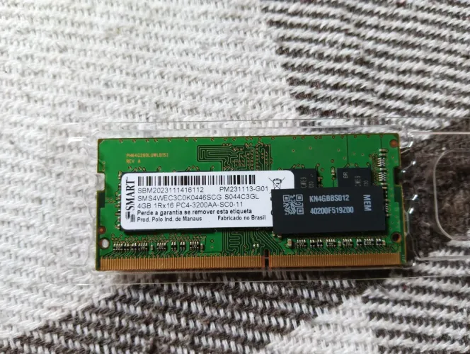 DDR4 4gb 3200mhz notebook