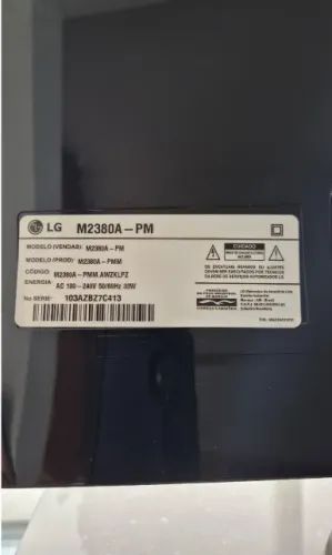 Monitor/TV LG Flatron M2380 Preto Full Hd em ótimo estado.