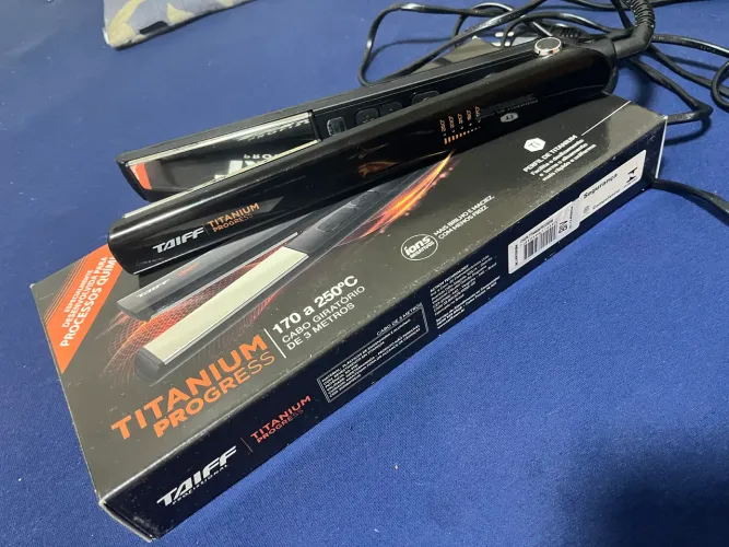 Prancha Titanium Progress Bivolt - Taiff