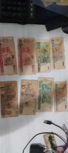 Lote de Notas Antigas Cruzados novos e Cruzados - Colecionador - Diversos Valores