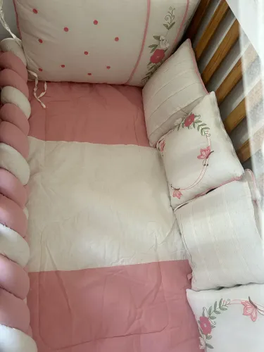 Kit berço menina jardim 