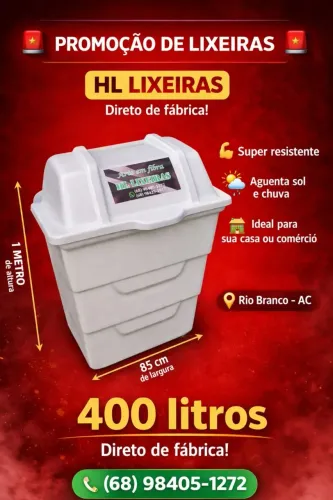 Lixeiras de fibra