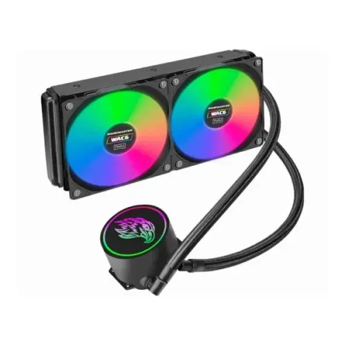 Water Cooler Gamer Wac6 K-mex, 240mm Preto Intel/amd Led Multicolor *ENTREGA GRÁTIS*
