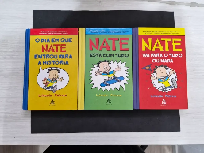 Kit com 3 livros - Nate - Lincoln Peirce