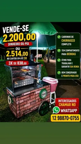 Carrinho de churrasco