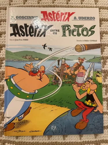 Asterix entre os Pictos - Capa Dura - editora ASA