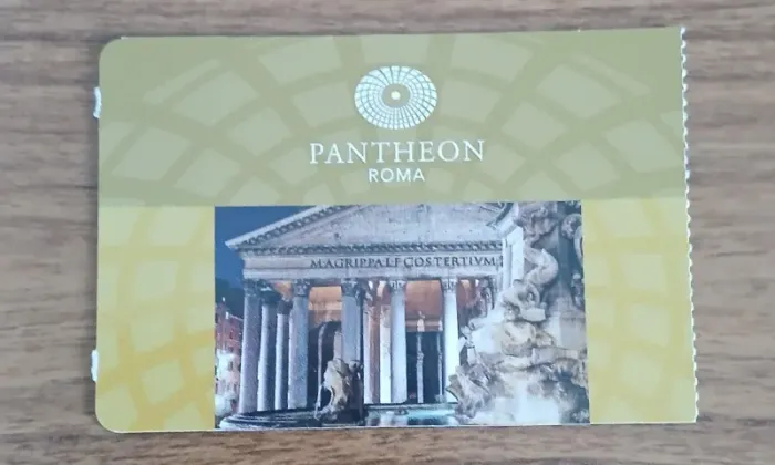 Ingresso do Pantheon de Roma, para colecionador.