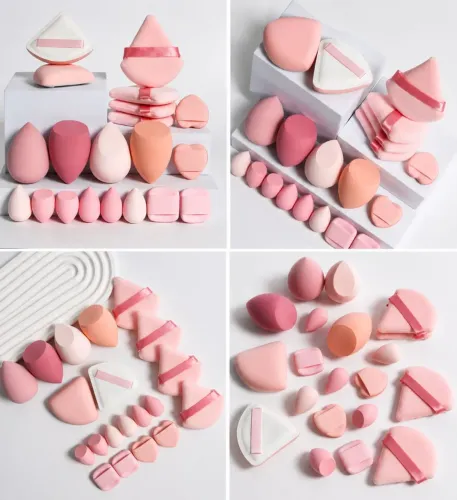 Kit com 20 Esponjas de Maquiagem