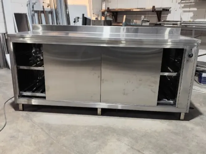 Estação refrigerada inox para montagem gastronômica SS