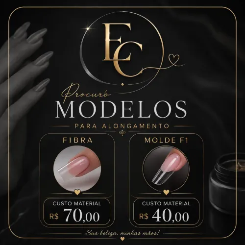 Modelo para alongamento de unha