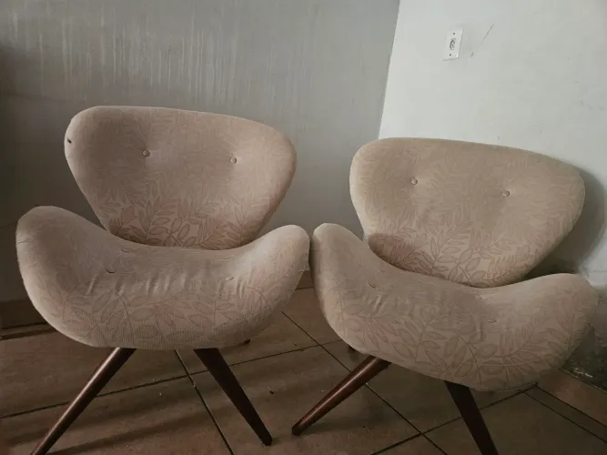 Poltrona de tecido