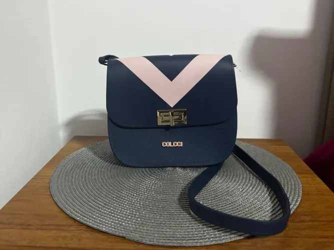Bolsa Colcci Transversal Azul Original