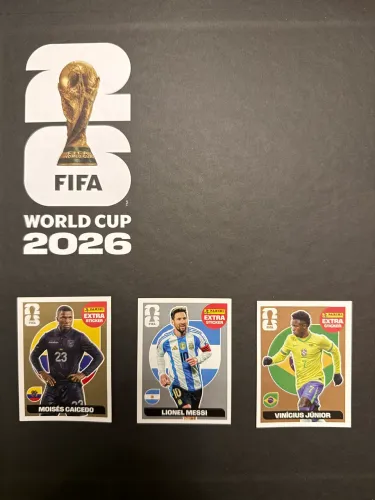 Figurinha Extra Original Panini Craque Copa Mundo 2026 FIFA