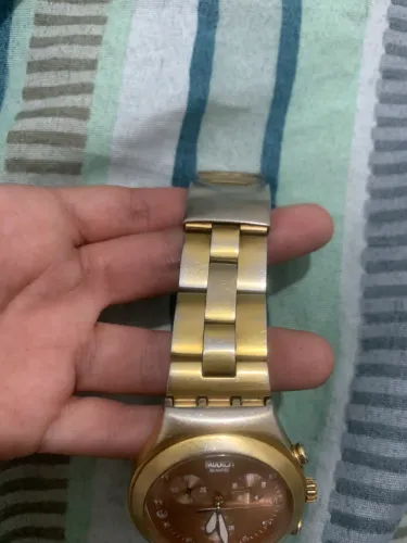 Swatch feminino série ouro 
