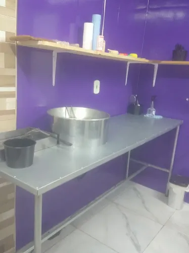 Bancada inox mesa