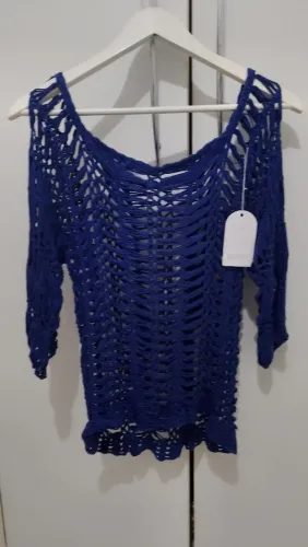 Blusa de crochê
