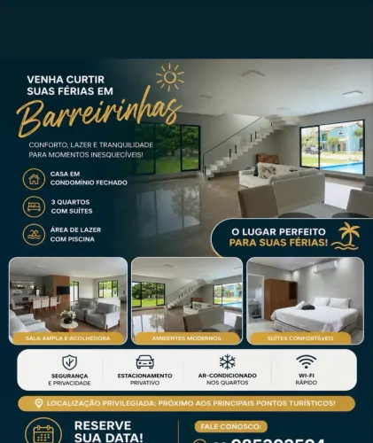 Casa por temporada em condomínio em Barreirinhas