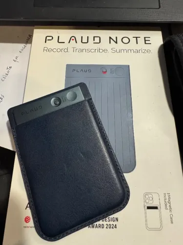 Plaud Note - Gravador de voz IA (Azul escuro)