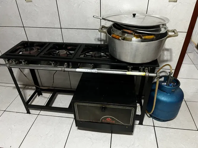 Fogão industrial 4 bocas com ou sem forno