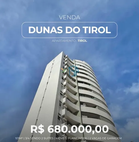Cond. Dunas Tirol. - APARTAMENTO EM TIROL / APARTAMENTO DE CONDOMINIO EM TIROL 3 QUARTOS /