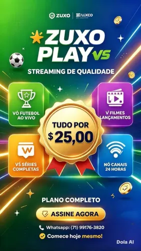 Zuxo play seu streaming