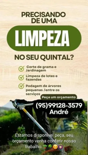 Poldas e jardinagem e roçagem 