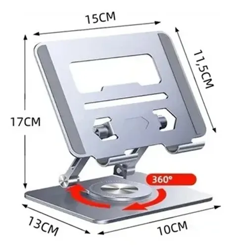 Suporte Articulado de Mesa para Celular e Tablet - Tomate