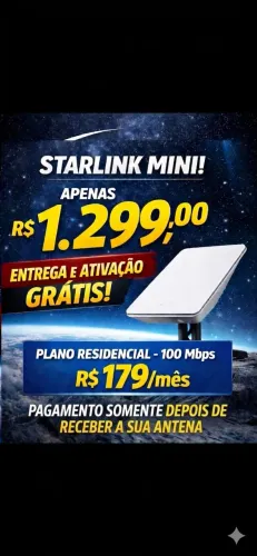 Starlink Mini Kit Completo