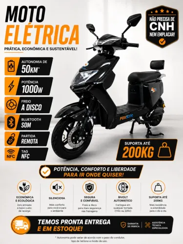 Moto elétrica 1000W melhor preço