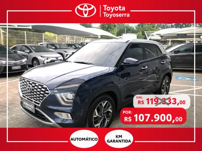Hyundai Creta Platinum 1.0 TB 12V Flex AUT 2023