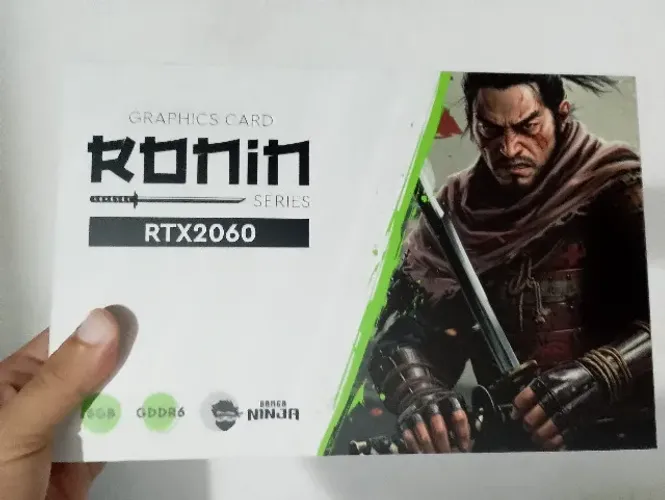 Placa de Vídeo Ninja NVIDIA GeForce RTX 2060 Ronin, 6GB