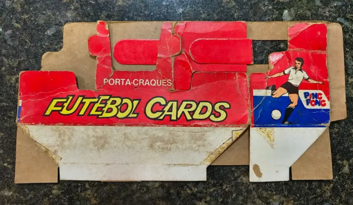 Caixa Porta Craques Original Cards ping pong 1979