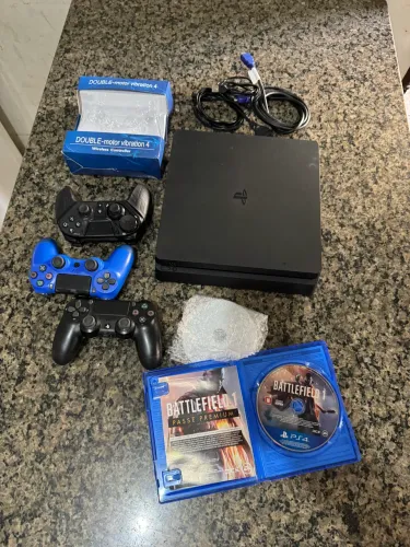 PS4 SLIM PLAYSTATION 4 versão 11:52 dsblq ( aceita trocas )