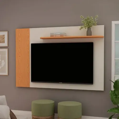 Painel Flórida Cinamomo/Off White Com Frete Grátis