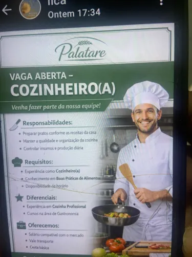 Precisa de 4 alxiliar de cozinha com experiência na carteira 
