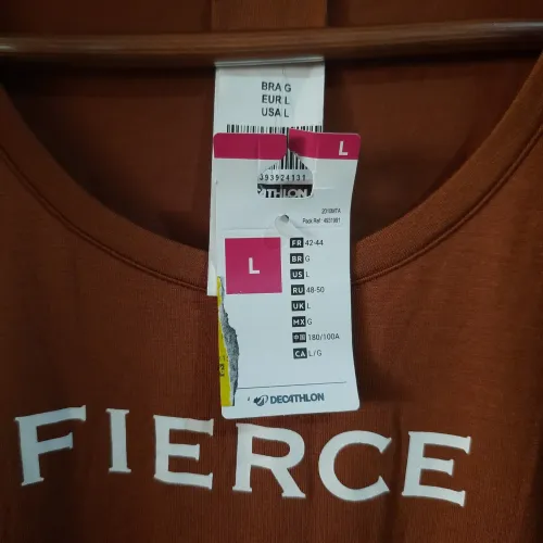 Camiseta fitness Decathlon
