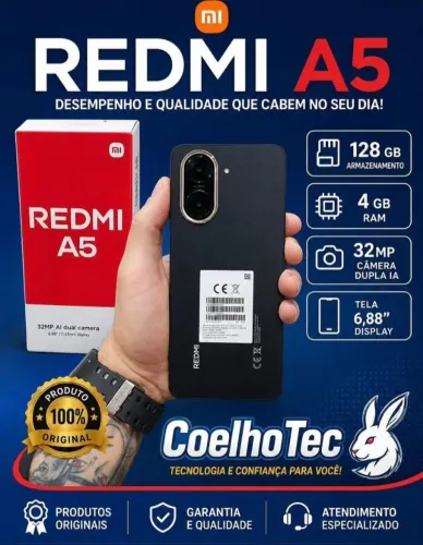 CELULAR REDMI A5  NOVO NA CAIXA 