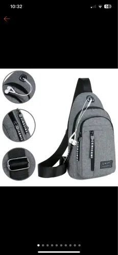 Bolsa Masculina de Peito Impermeável